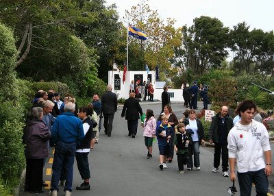 Young and Old give rememberance.