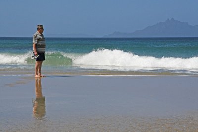 Enjoying Mangawhai Heads.