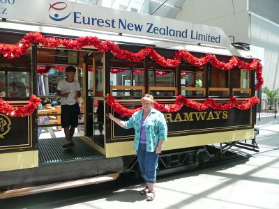 Christmas Tram, Christchurch.