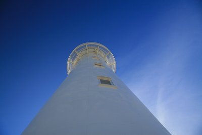 Looking up at Lighthouse.