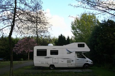 Our Van at Fielding Holiday Park.