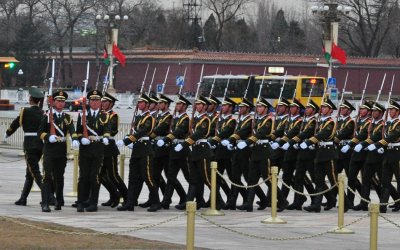 Lowering of the flag