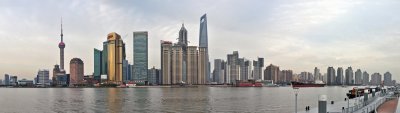 Pudong panorama from the Bund