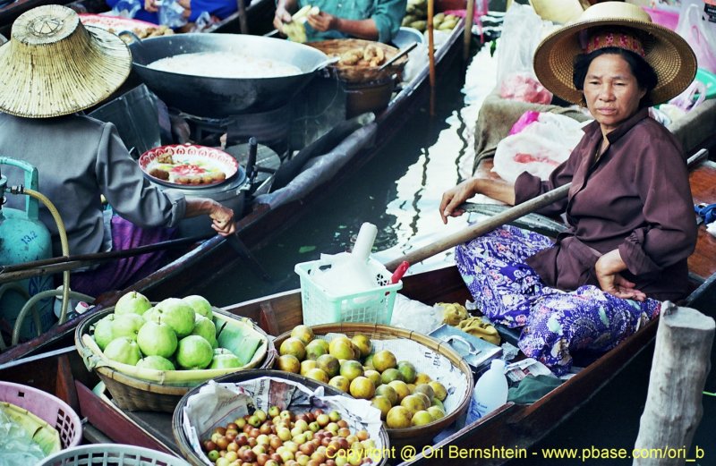 Floating Market , Thailand , 1998