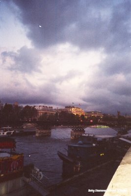 Seine bij avond