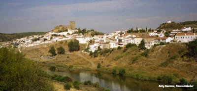 Mertola on the Guadiana river