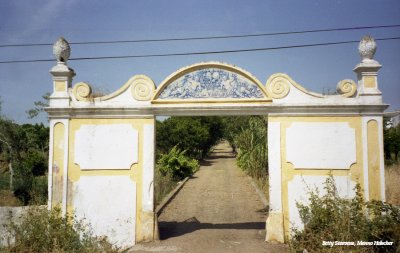 A large plantations gate