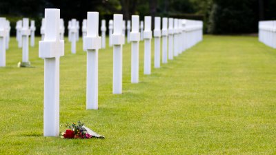 American War Cemetery, Colleville-sur-Mer, Normandy, France