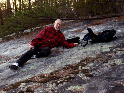 The resulting self-portrait using the camera's built-in timer