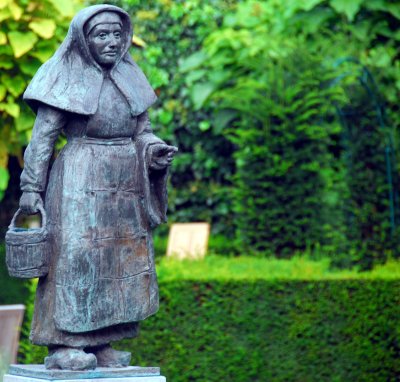 In the garden of the Begijnhof Hotel