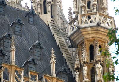 In Belgium roofs are an art form.