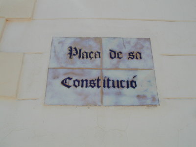 Square in Placa de sa Constitucio, Sant Francesco (30/6)