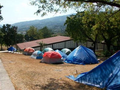 tents above the tabernacle