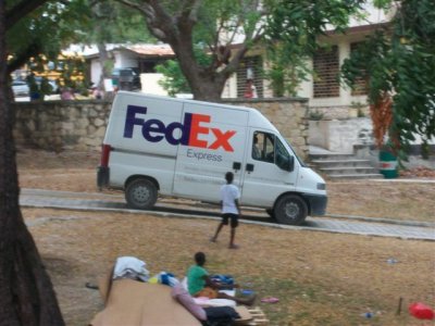 Fri, only took this one picture of a FedEx delivers  (took for my nephew, he works for them)