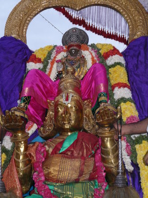 Parthasarathi on Garudavahanam - Gajendra Moksham1.JPG