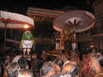 Day-8-Evening-Thirumangai mannan doing pradakshinam of Parthasarathi-2.JPG