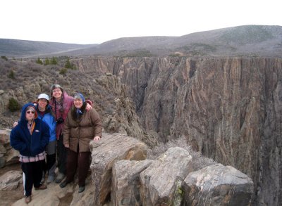 Martin family at Black Canyon of Gunnison CO