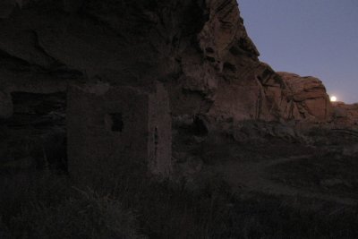 Moonlight in Chaco Canyon New Mexico