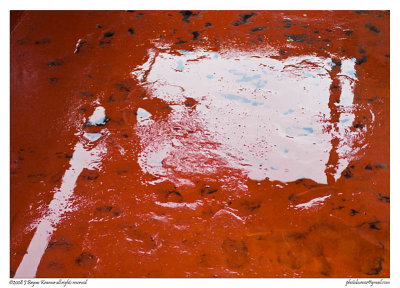 Red puddle