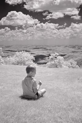 Caleb on the Blue Ridge Parkway