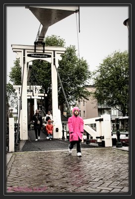 Rainy weather in Amsterdam