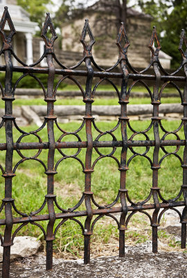 Late 19th Century Iron Fence