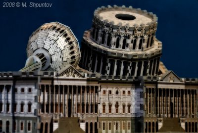 Building Capitol at Dusk