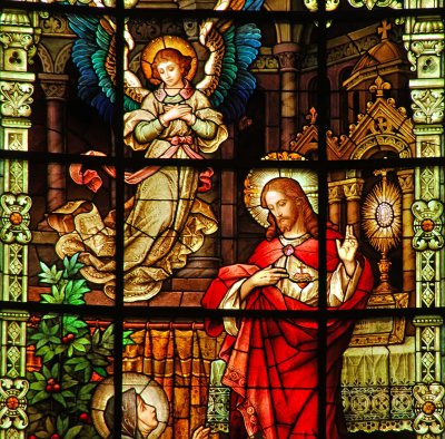 Stained glass window