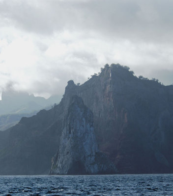 Cliffs on NE coast of Ua Pou