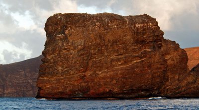 Cliffs at the entrance to Haataivea Bay, Nuku Hiva