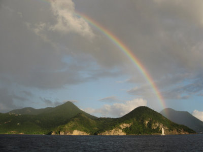 Double Rainbow Over Martinique