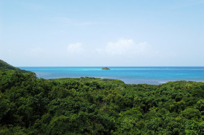 View over Northeastern reef, Isla Providencia, Columbia