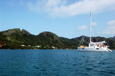 At Anchor, Isla Providencia, Columbia