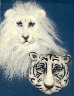 White Lion & White Tiger Relief (nfs)