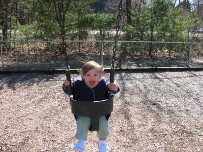 Julia at the Parker Village Playground