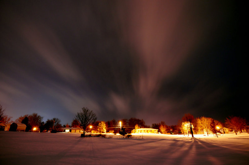 Winter Storm Aftermath Sky