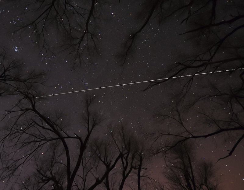 International Space Station over Missouri