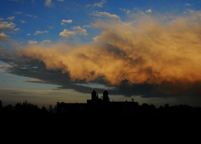 Storm Clouds over Conception Abbey
