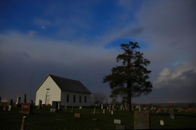 Orion over Church