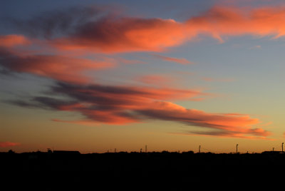 Alto Cumulus at Sunset