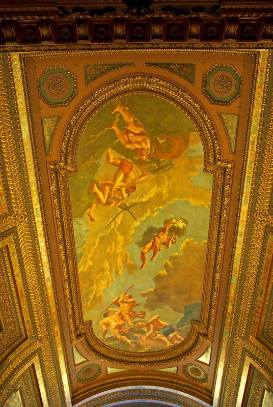 Prometheus brings fire to mankind