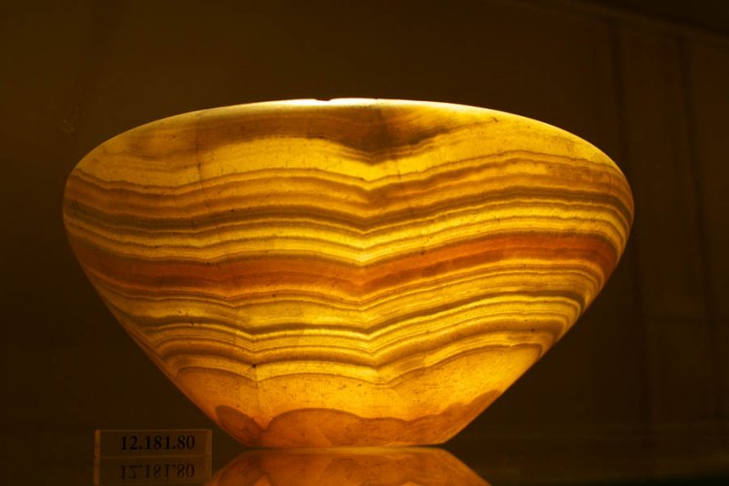 Egyptian alabaster bowl