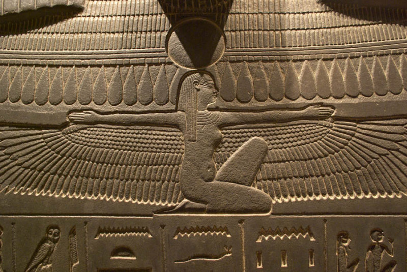 Egyptian sacrophagus - (detail )