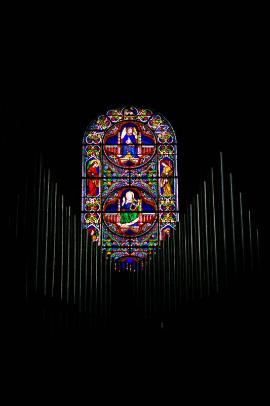 Stain glass (Church of St. Denis)