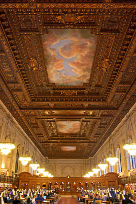 NYPL Rose Main Reading Room Ceiling
