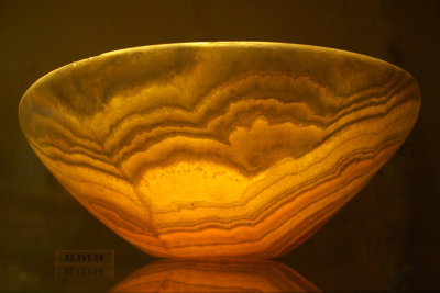 Egyptian alabaster bowl