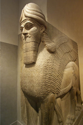 Assyrian-Human-Headed Winged Lion (lamassu)