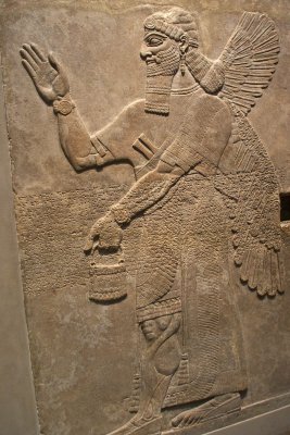 Assryian Relief of Winged Ashur-nasir-pal II