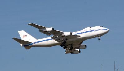 Air Force 747 Landing WPAFB