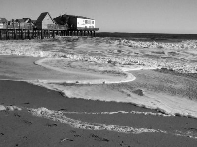 Old Orchard Beach BW